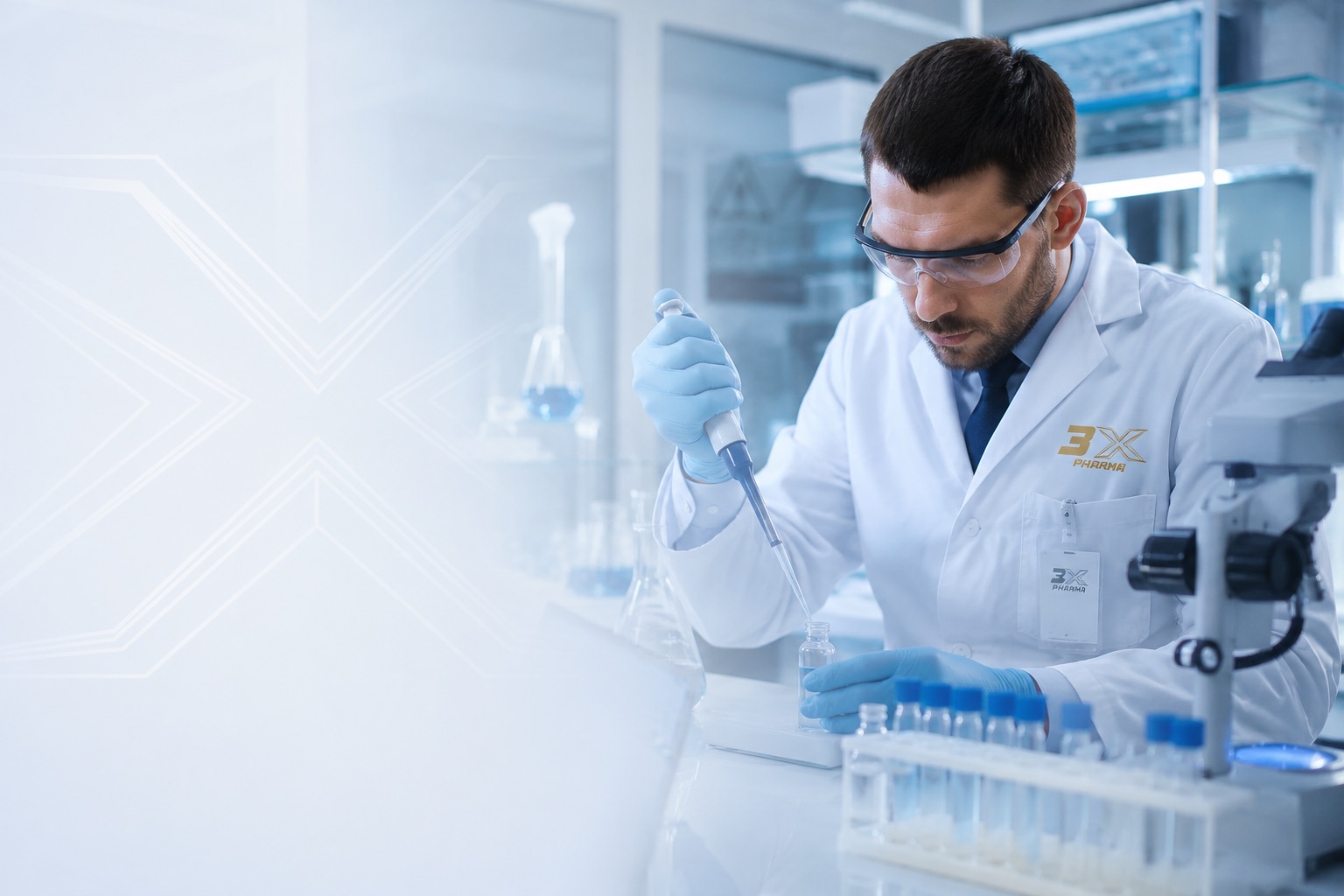3X Pharma laboratory testing environment