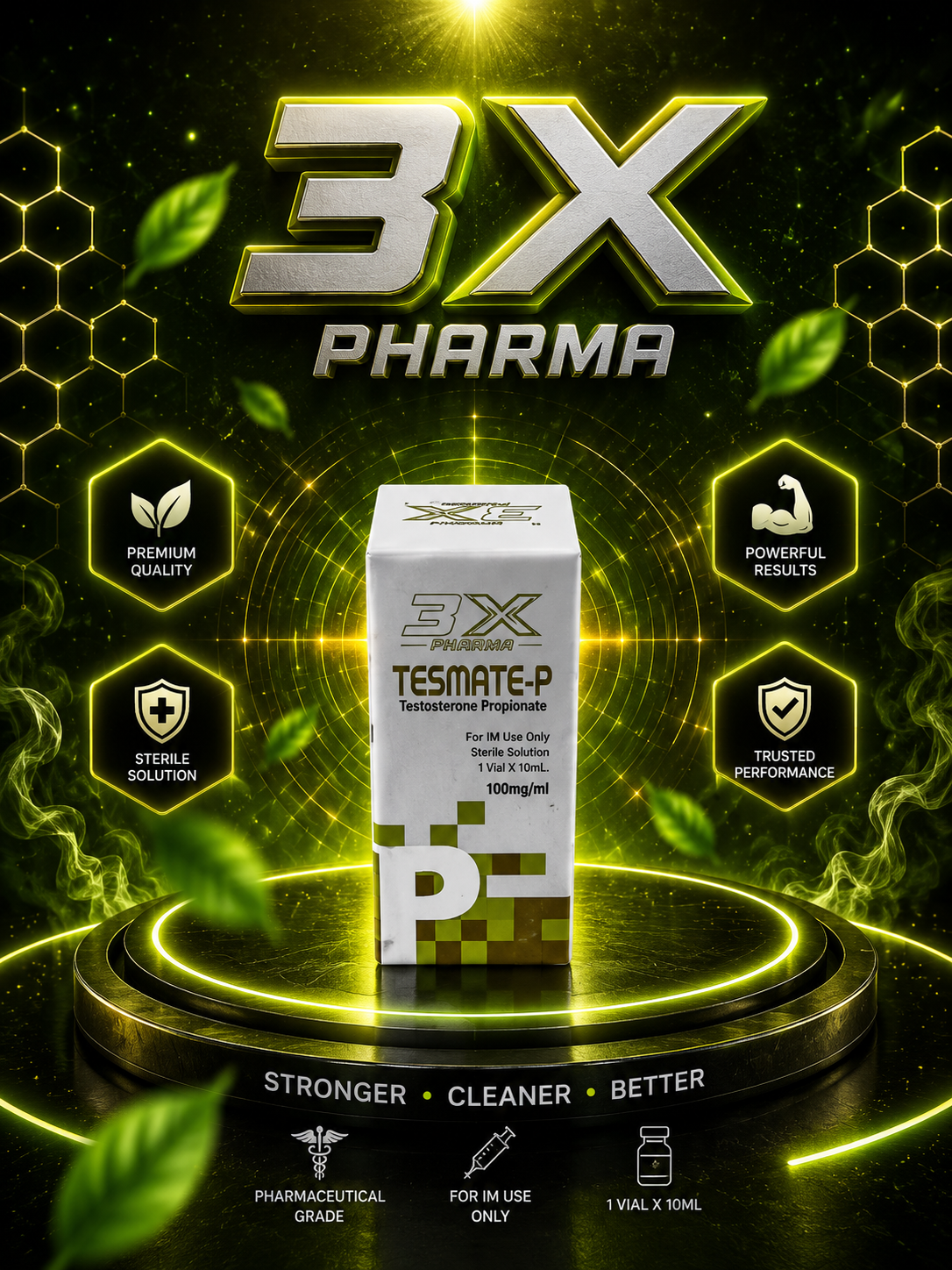 Testosterone Propionate 100 injectable product artwork